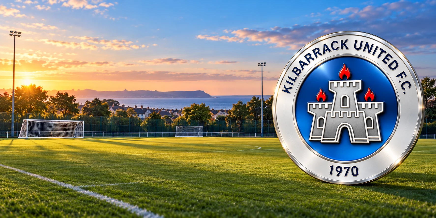 Kilbarrack United FC football ground and club crest