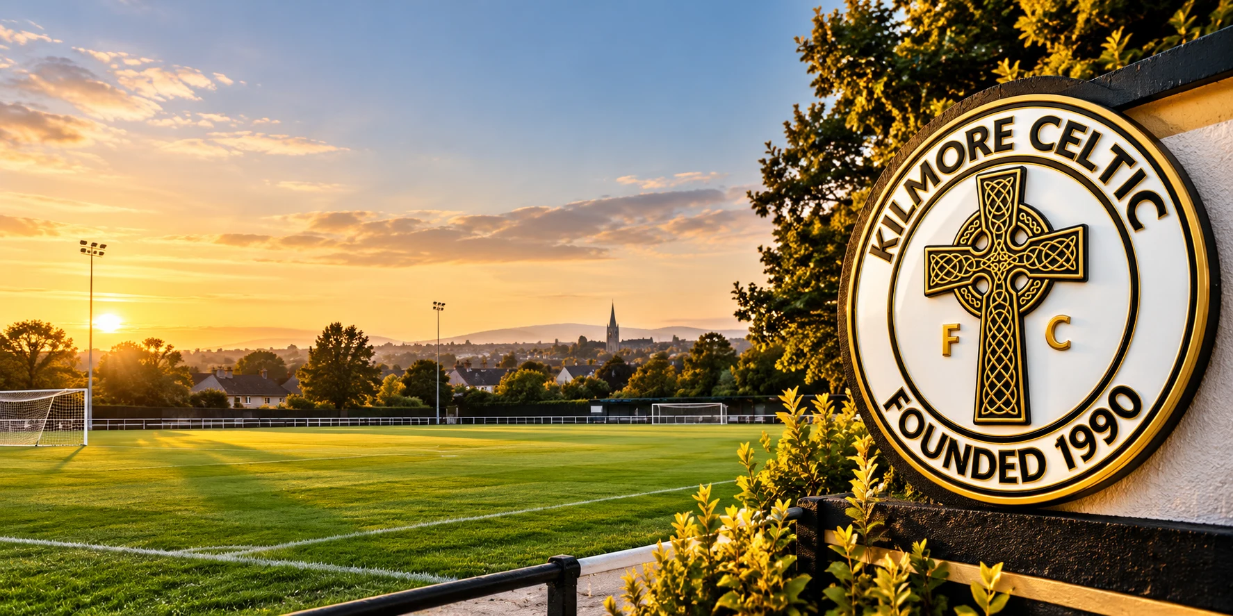 Kilmore Celtic FC football ground and club crest